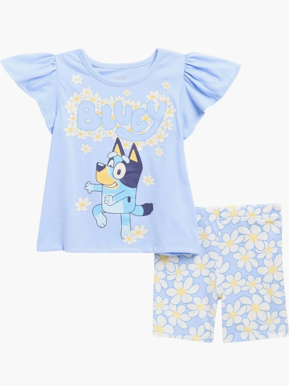 Bluey top and shorts Set size 3T nwt